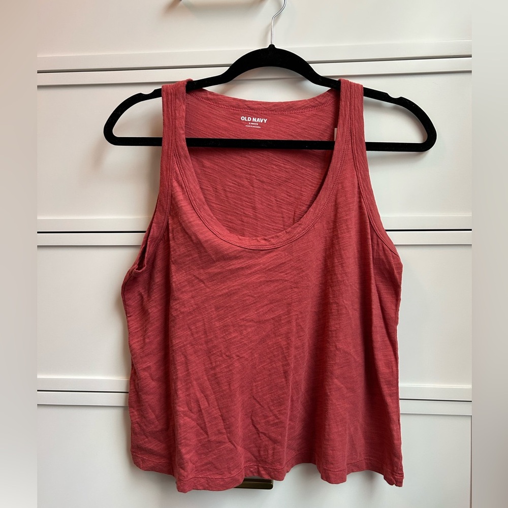 Old Navy Women's Rust Crop Tank Top